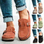 Frosted Suede Slippers