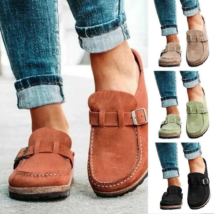 Frosted Suede Slippers