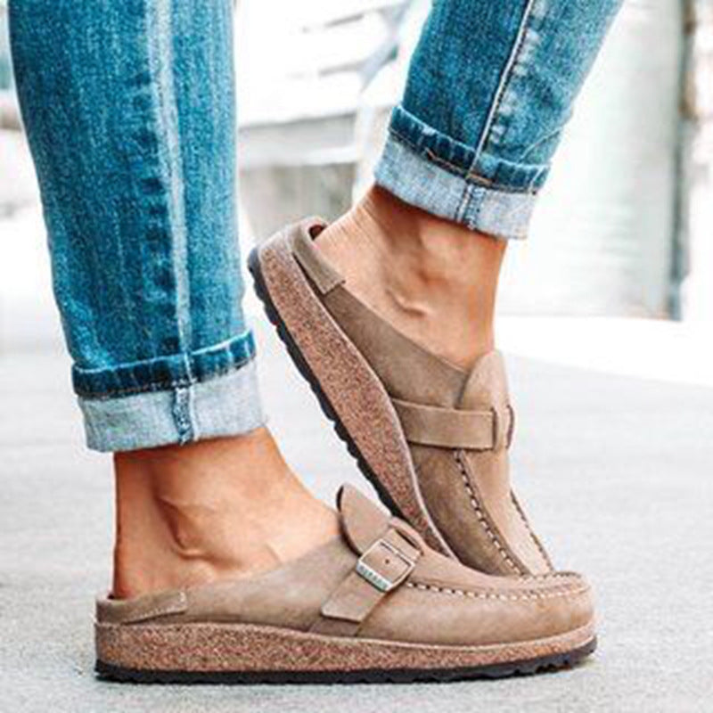 Frosted Suede Slippers