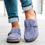 Frosted Suede Slippers