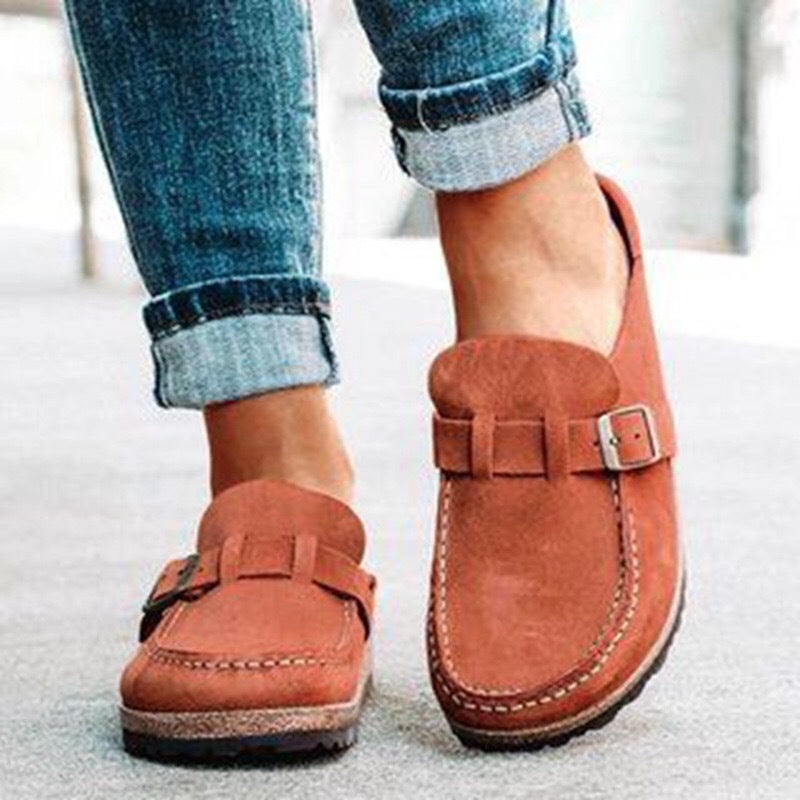Frosted Suede Slippers
