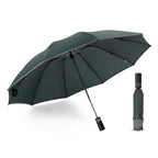 Portable Windproof Folding Umbrella with reflective stripes for night safety