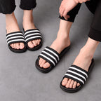 Home striped slippers