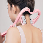 Deep Tissue Manual neck massager 360 Degree Neck Roller With 96 Pressure Point