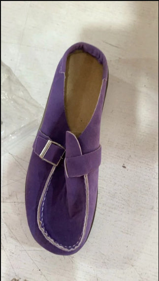 Frosted Suede Slippers