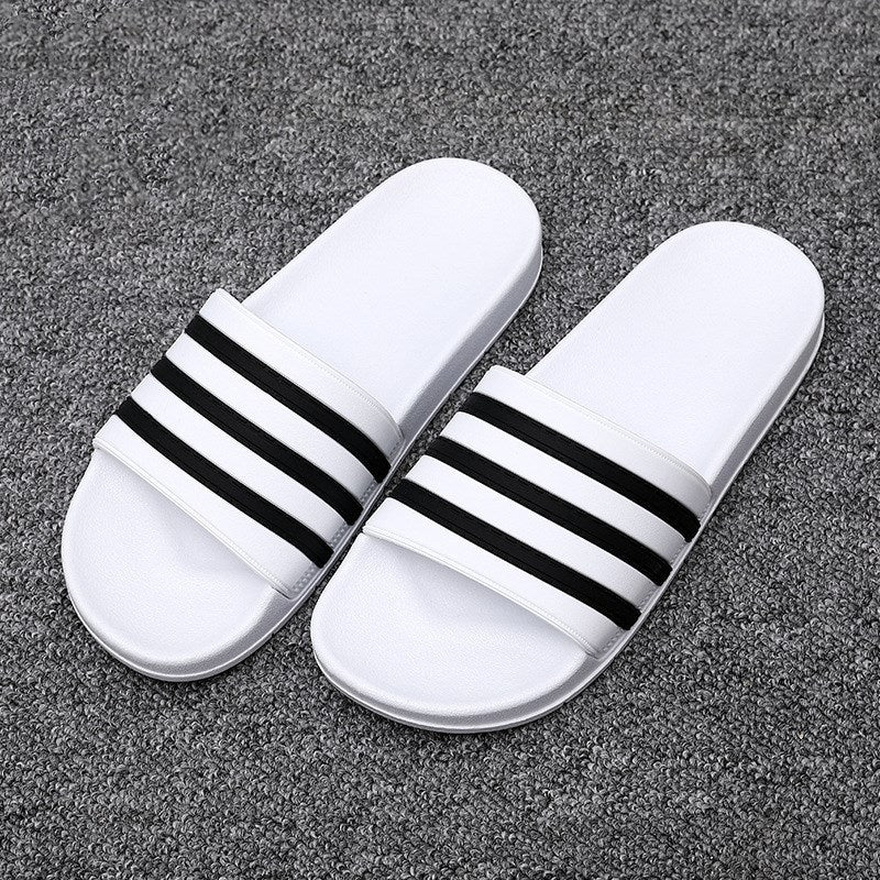 Home striped slippers