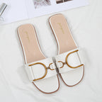Flat Slippers Women's   Beach Seaside Fashion Sandals