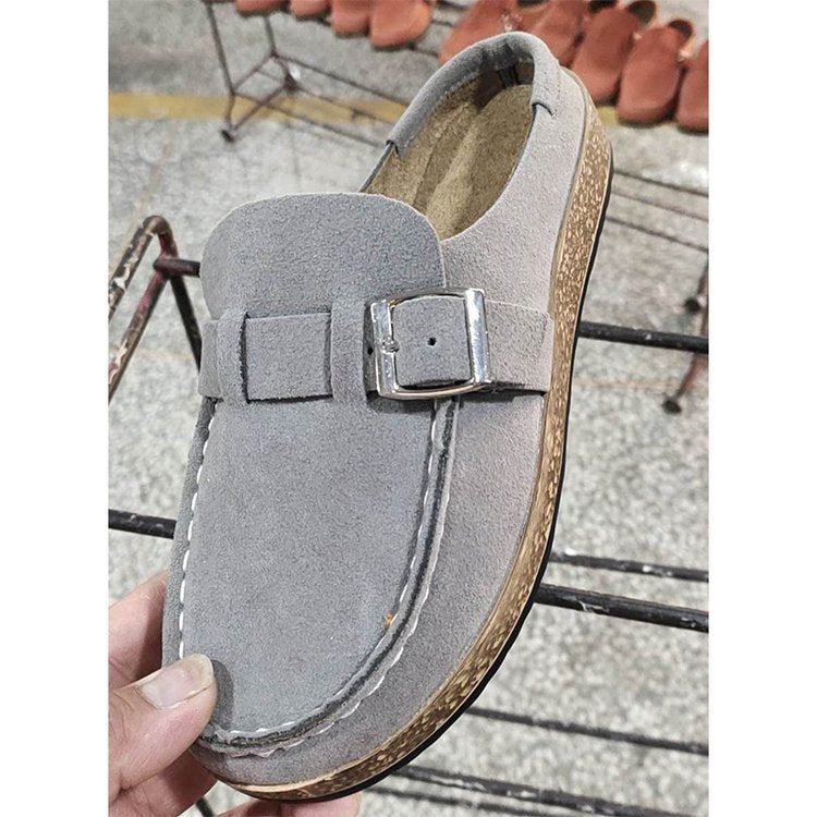 Frosted Suede Slippers