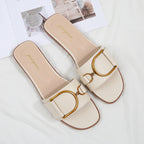 Flat Slippers Women's   Beach Seaside Fashion Sandals