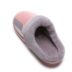 Waterproof Slippers Plush Winter Shoes Home Non-slip Bedroom Slippers Women