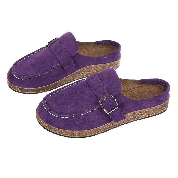Frosted Suede Slippers