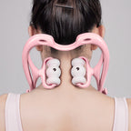 Deep Tissue Manual neck massager 360 Degree Neck Roller With 96 Pressure Point