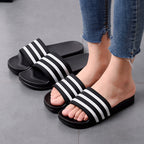 Home striped slippers