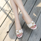 Flat Slippers Women's   Beach Seaside Fashion Sandals