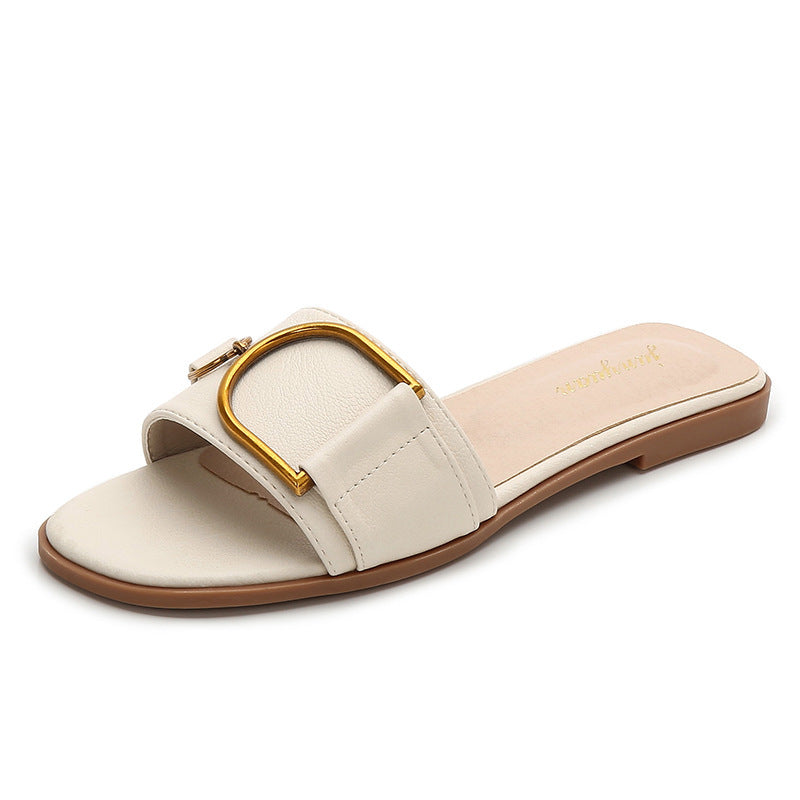 Flat Slippers Women's   Beach Seaside Fashion Sandals