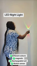 RGB Infrared Motion Sensor Lamp Smart Rechargeable